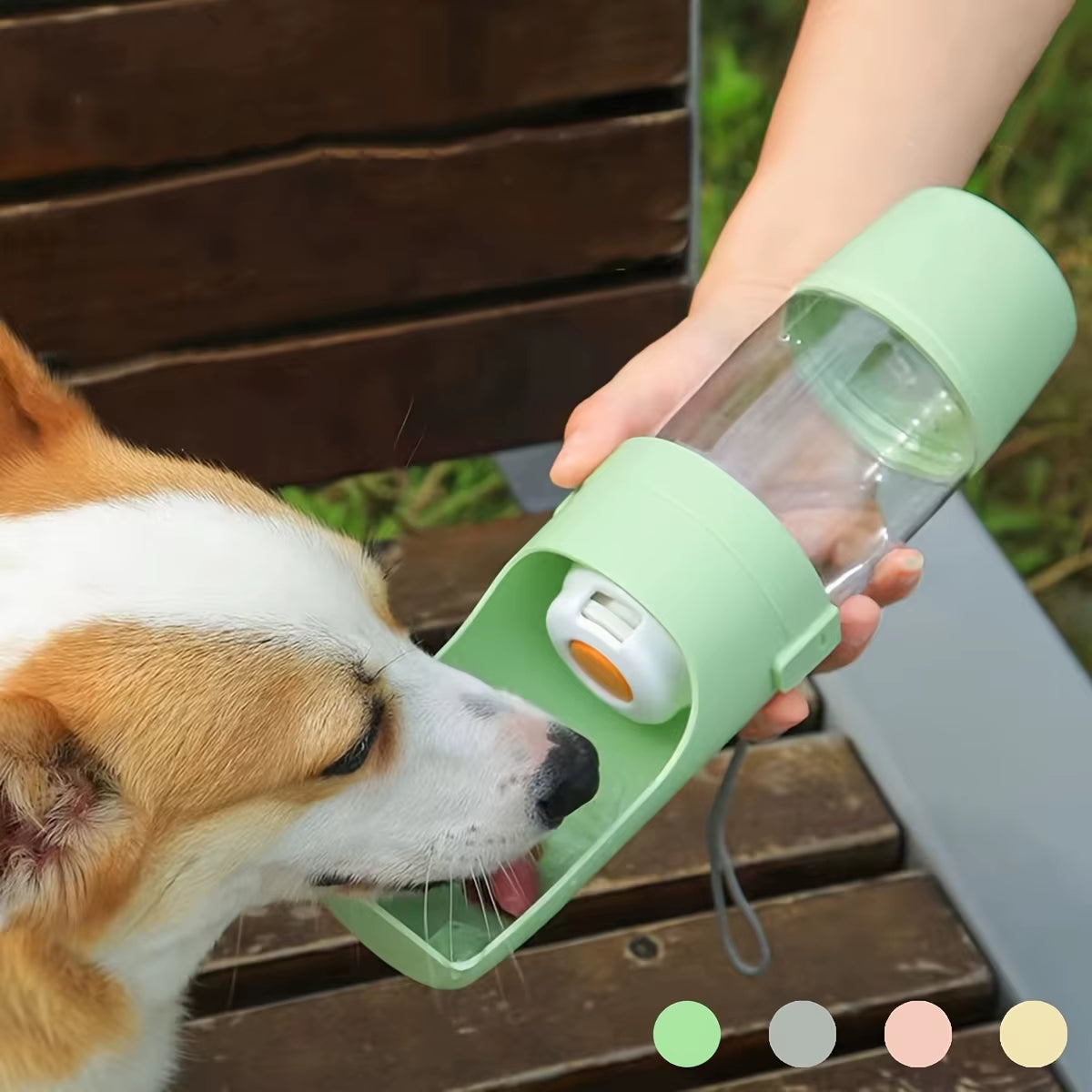 Portable Dog Water Bottle Durable Pet Hydration Dispenser Outdoor Walks Hiking Travel Pet Ergonomic Bottle Dog Water Dispenser